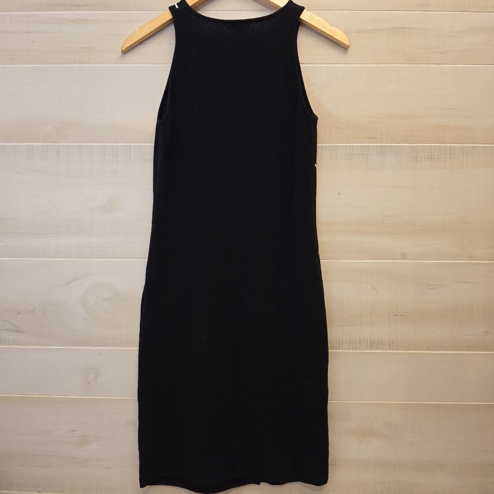 {S} WORTH New York Contrast Lines Wool Dress - Picture 3 of 10